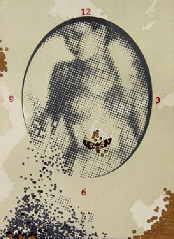Nieves  Galiot. <em>Un amor sin Naftalina, </em>(2008).  Fotograbado, fotolitografía y collage, (37,5 x 27 cm). Imagen cedida por la  artista.